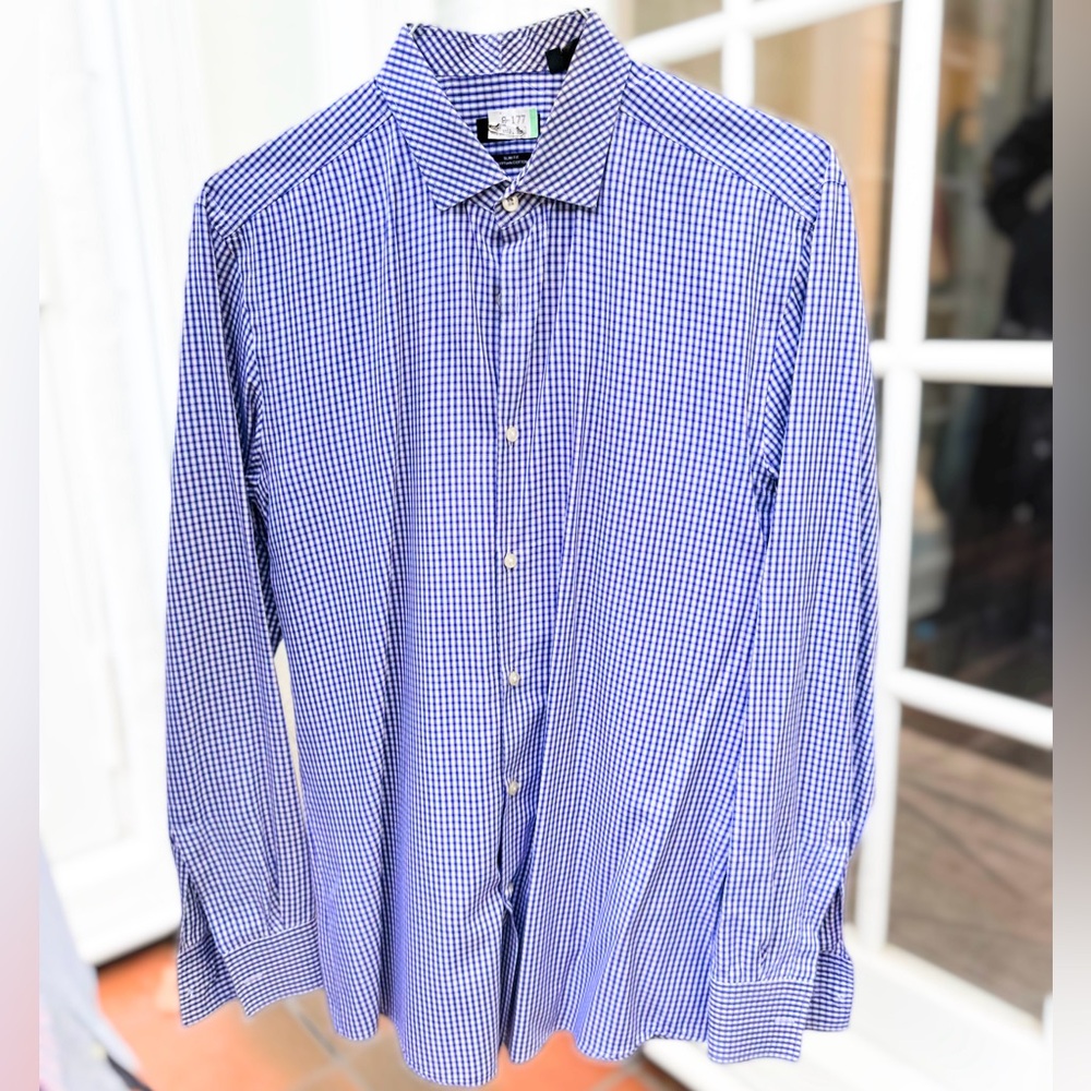Boss Blue Casual Button Down Shirt